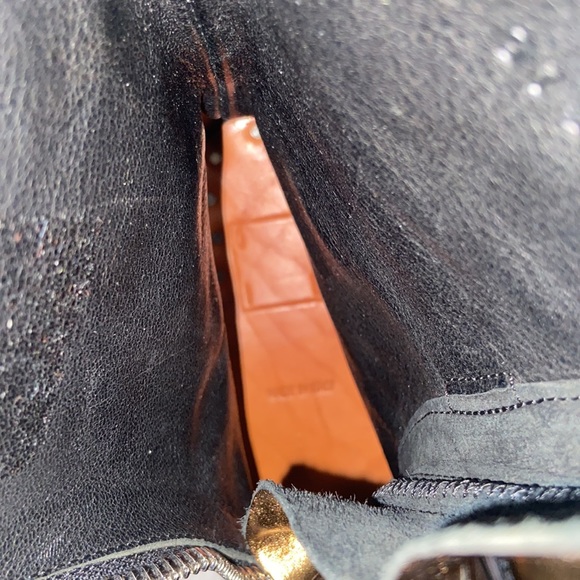 37.5 🔖 GUIDI Women 310 Front Zip Military Boots Metallic Copper Atelier $1380 - Picture 8 of 10